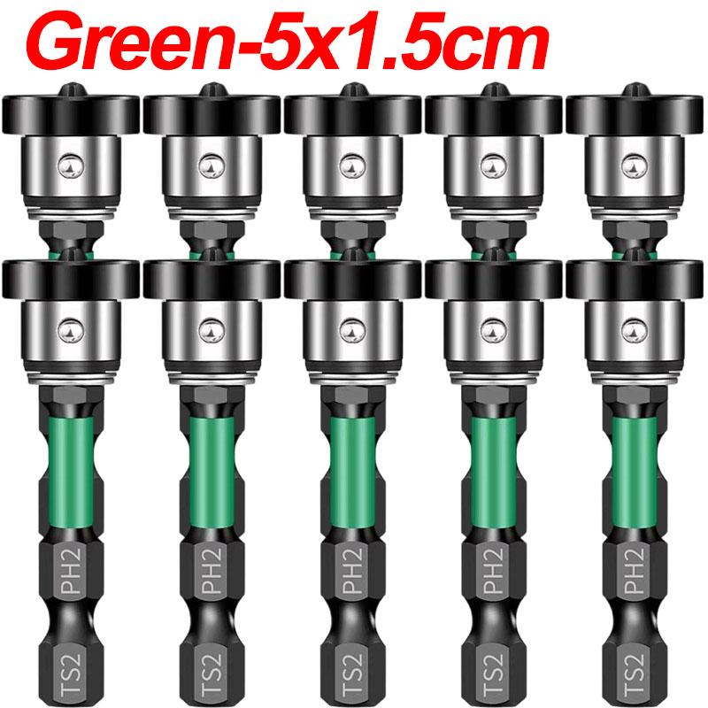 Magnet Plasterboard Screwdriver Bit Magnetic Positioning Batch Head Drill Bit Set Hex Shank Drywall Locating Screw Drilling Tool