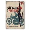 Vintage Metal Sign Motorcycle Poster Decor TT Racing Metal Tin Plate Living Room Wall Garage People's Cave Restaurant Art Decor