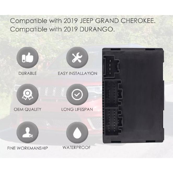 Transfer Case Control Module Compatible with 2019-2020 Jeep Grand Cherokee Dodge Durango Replace #OE 68423302AA with 8 Speed Automatic Transmission