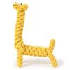 Pippi Tao Shaped Cotton Rope - Woven Giraffe, Grinding Teeth Resistant Multi-Strand Knot Pet Toy