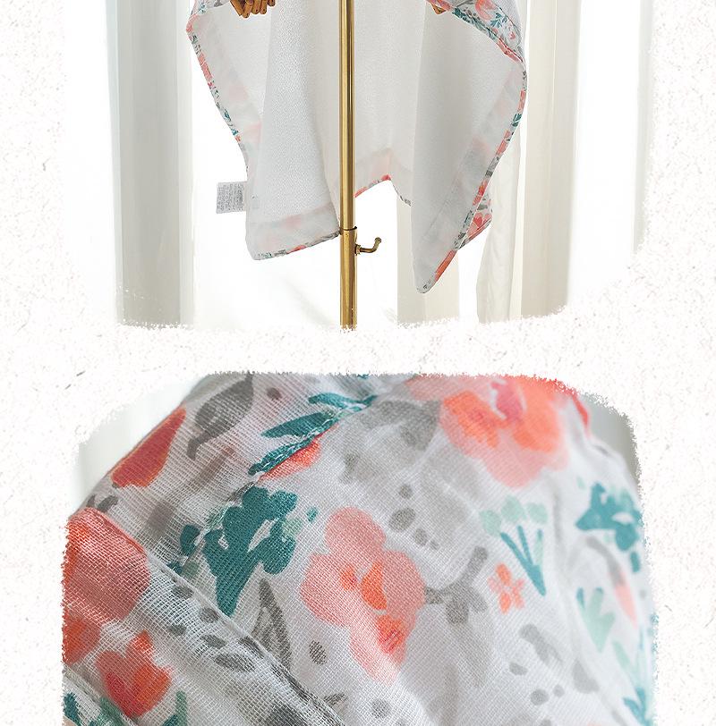 Newborn Pure Cotton Hooded Poncho Bath Towel - Thickened for Autumn/Winter