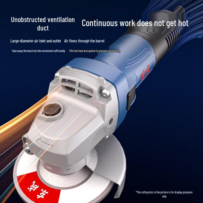 Dongcheng 800W Corded Angle Grinder CN plug (adapter included)