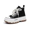 High-top canvas shoes women's platform retro casual women's shoes spring new student cloth shoes heightening shoes 2