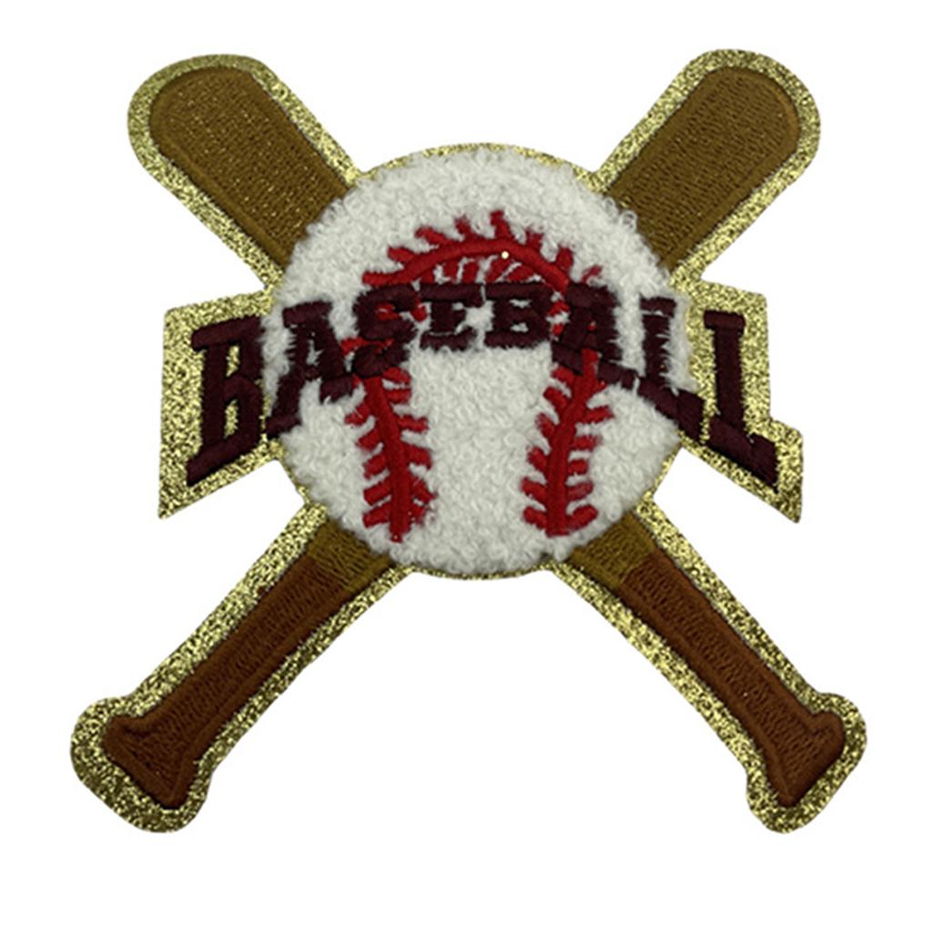 Softball Embroidered Iron on Patches Baseball Iron On Patches Sew on Patches Embroidery Applique Patches for Clothing