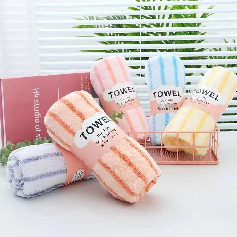 Thickened Coral Fleece Face Towel: Absorbent, Non-Shedding, for Men & Women