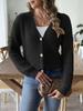 Cappotti di Lana da Donna Autunno Inverno Bottoni di Perla Maglione Lavorato a Maglia Cardigan Casual Versatile