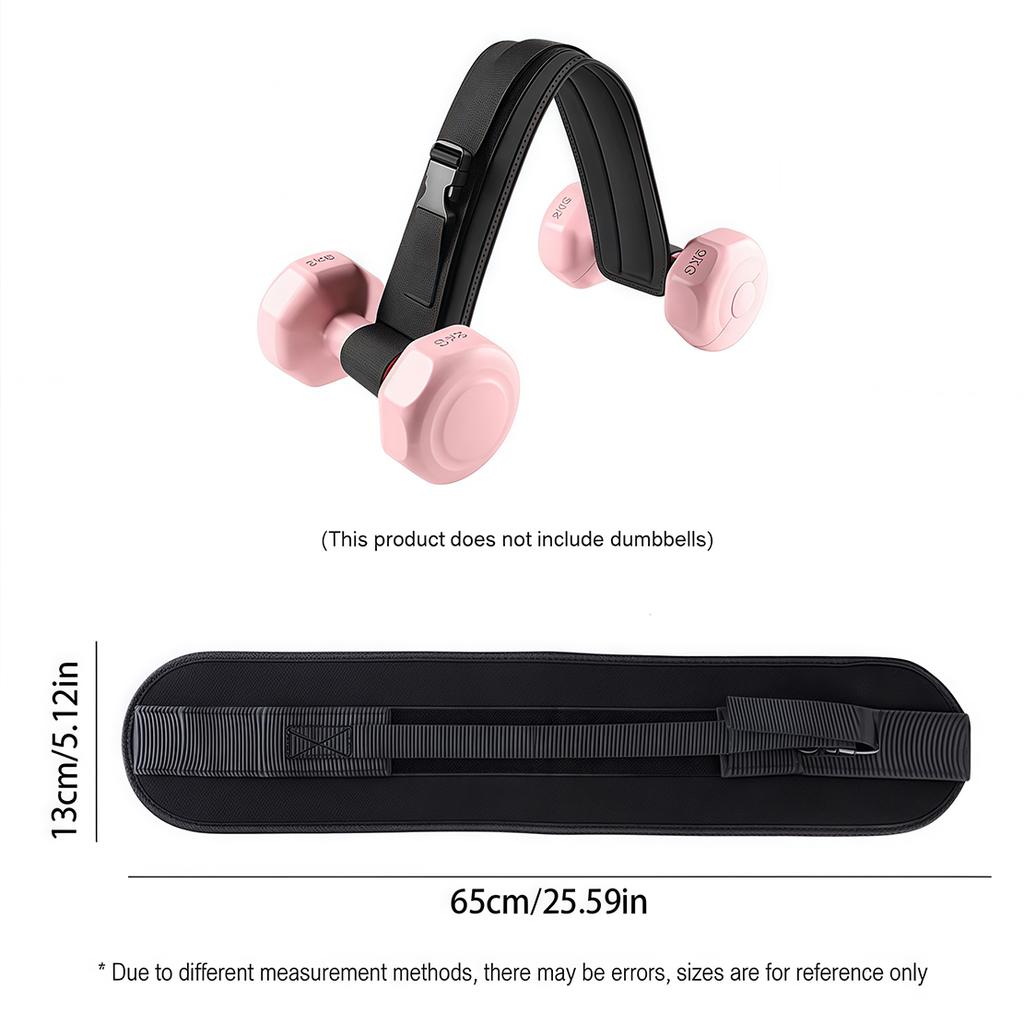 Weight Belt Dumbbell Weight Belt Adjustable Weight Training Safety Hip Thrust Weight Belt Gym Glute Bridge Assisted Belt