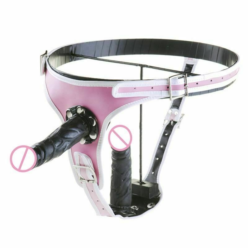 Pegging Kit Pink Panties Black Realistic Dildos Strapon Harness Strap Ons