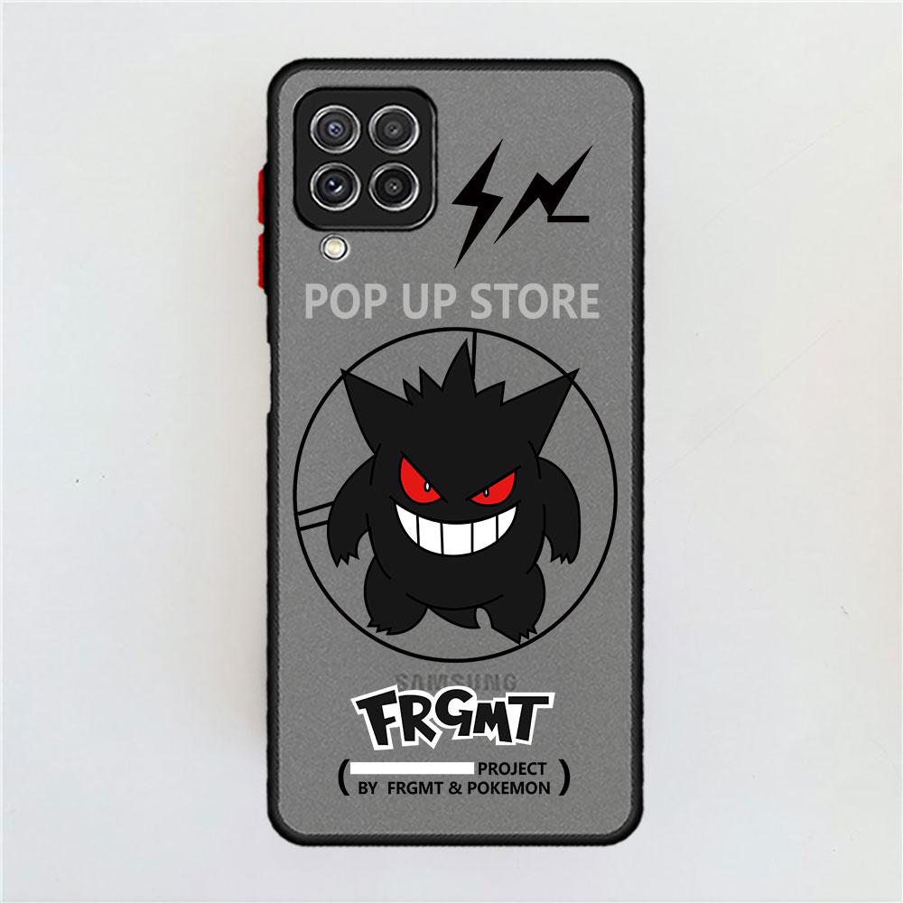 

Матовый чехол Pokemon Cute Anime для Samsung Galaxy A52 A12 A51 A32 A21s A71 A32 5G A12 A22 A53 A70 A50 A30 Жесткий чехол для телефона Samsung A20s