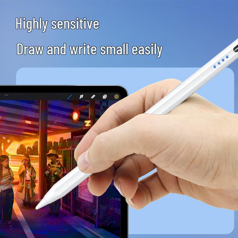 Magnetic Active Stylus Pen for Apple & Android Tablets/Smartphones - Touchscreen Compatible