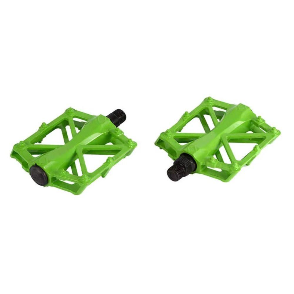 1 Pair Double Ball Bicycle Pedals Aluminum Zinc Zinc Alloy Cycling Treadle Platform  Road Cycling Accessories