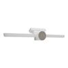 LED Unterschrankleuchte mit Digitaluhr Magnetische Schrankleuchte Dimmbar 3 Farbtemperaturen 1200mAh Wiederaufladbar für