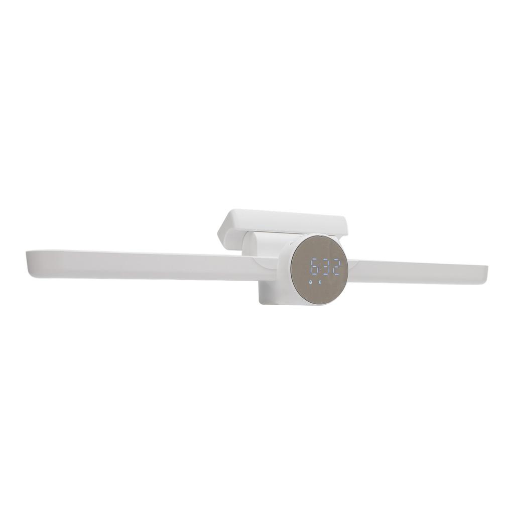 LED Unterschrankleuchte mit Digitaluhr Magnetische Schrankleuchte Dimmbar 3 Farbtemperaturen 1200mAh Wiederaufladbar für