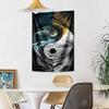 Yingyang Wall Decor Tapestry Art For Pet Memorial Birthdaywedding Party Backdrop Family Gift