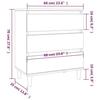 823043 vidaXL Buffet Chêne sonoma 60x35x70 cm Bois d'ingénierie