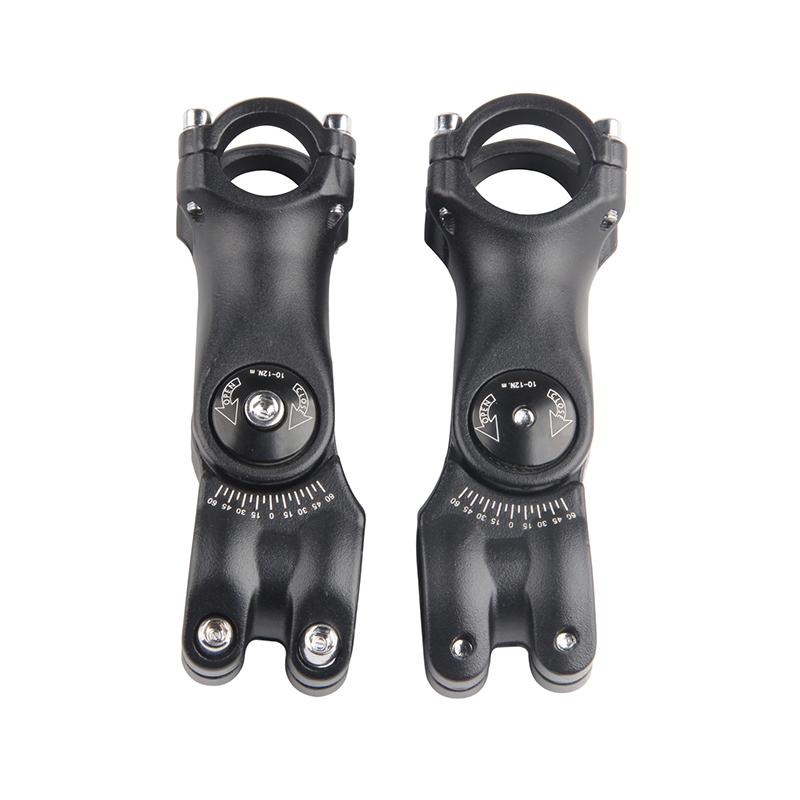 Mtb Road Bike Adjustable Stem Bicycle Handlebar Stem 31.8Mm /25.4Mm Ultralight Aluminum Alloy Bike Stem Riser Parts