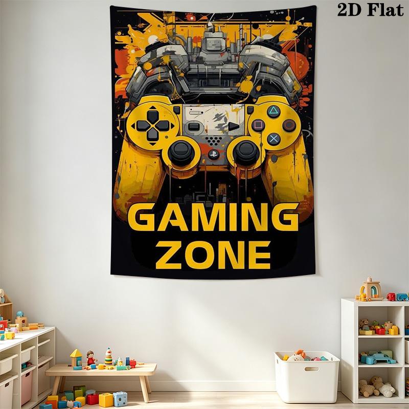 Game Time Wall Tapestry Tapestry Wallmounted Fashion Print Home Decor Background Wall Hanging Cloth Background Cloth