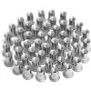 Pack 100 Rivet Nuts M4 M5 M6 M8 - Aluminum Threaded Insert, 25 Pcs/size, Silver
