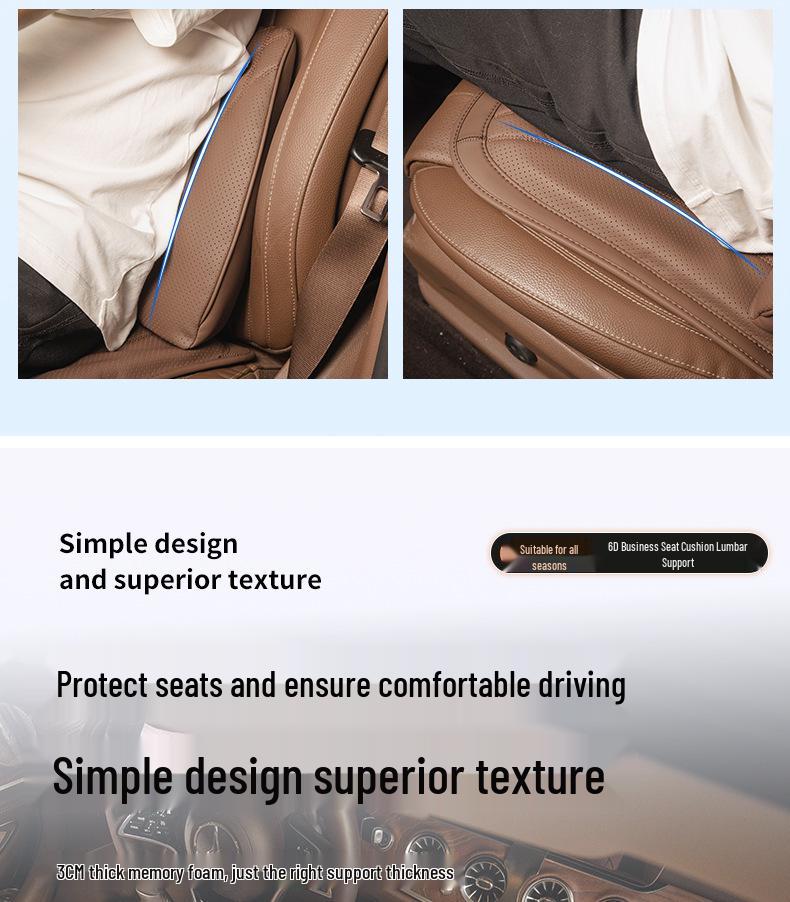 Poduszki na fotel samochodowy, lędźwiowe i zagłówkowe do modeli Mercedes-Benz: C260, E300, GLC, GLE, A, S