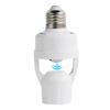 Motion Sensor Light Socket E27 Screw Infrared Radar Sensor Smart Bulb Holder Adapter for Home Porch Garage Basement Lighting