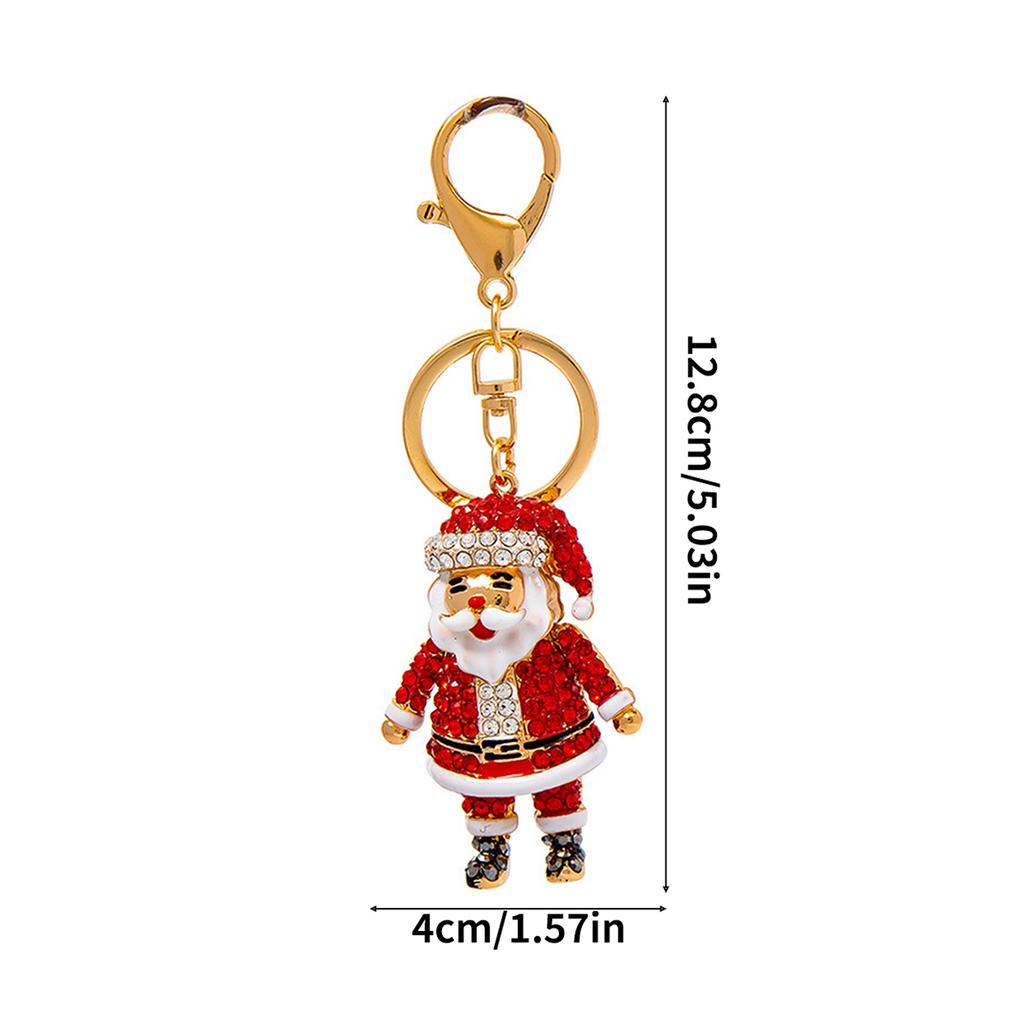 1pc Santa Claus Key Chain Holiday Souvenir Gifts Wholesale