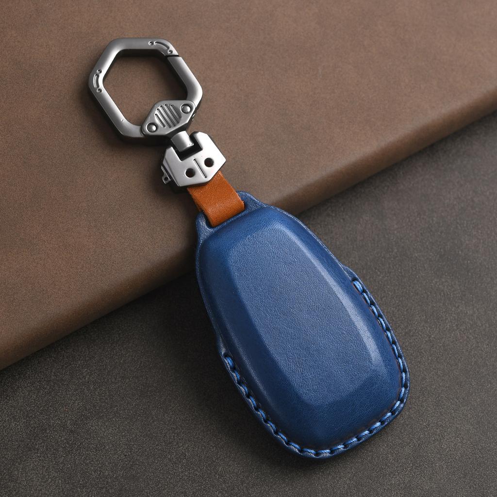 Genuine Leather Protector for Subaru Brz Xv Sv Forester Legacy Outback Crosstrek Impreza Wrx Key Case Cover Fob