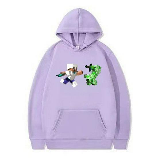 Anime-Themed Creative Print Hoodie for Kids and Adults