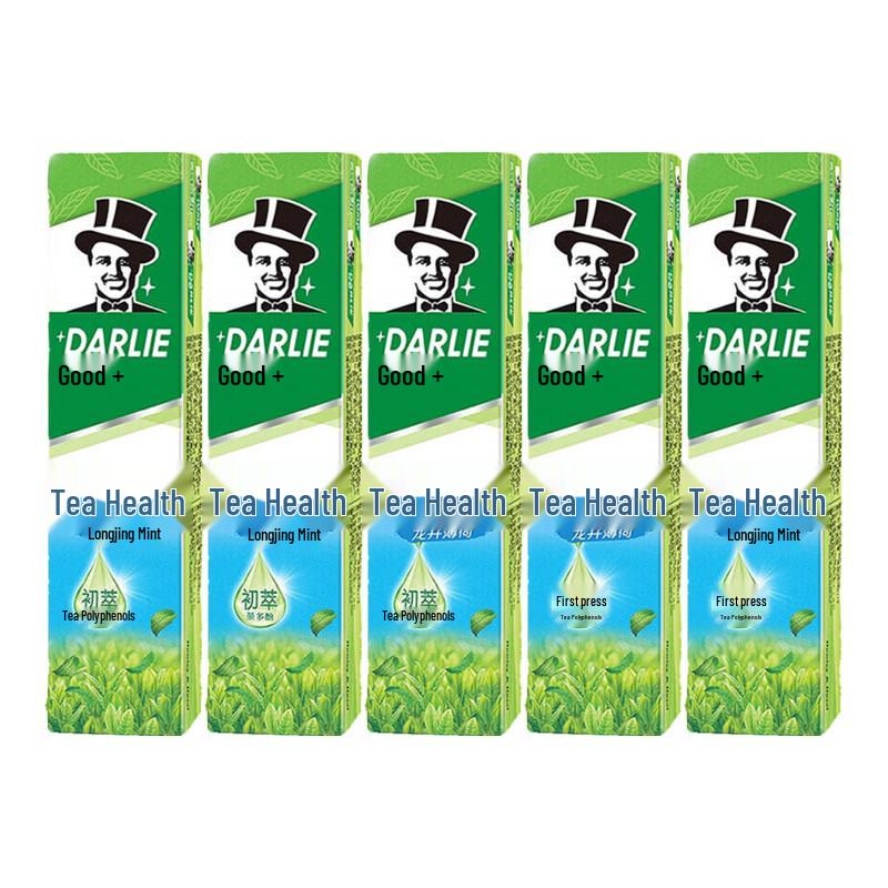 Hawley & Hazel Tea Fresh Longjing Mint Toothpaste 5 x 140g