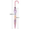 childrens umbrella 40cm princess for ages 3 to 4 approximately 95 to 105cm for kindergarten children comes with a transparent window to ensure visibi