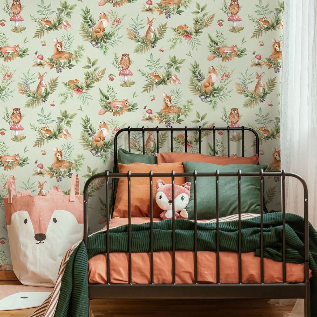 Holden Décor Forest Friends Textured Wallpaper
