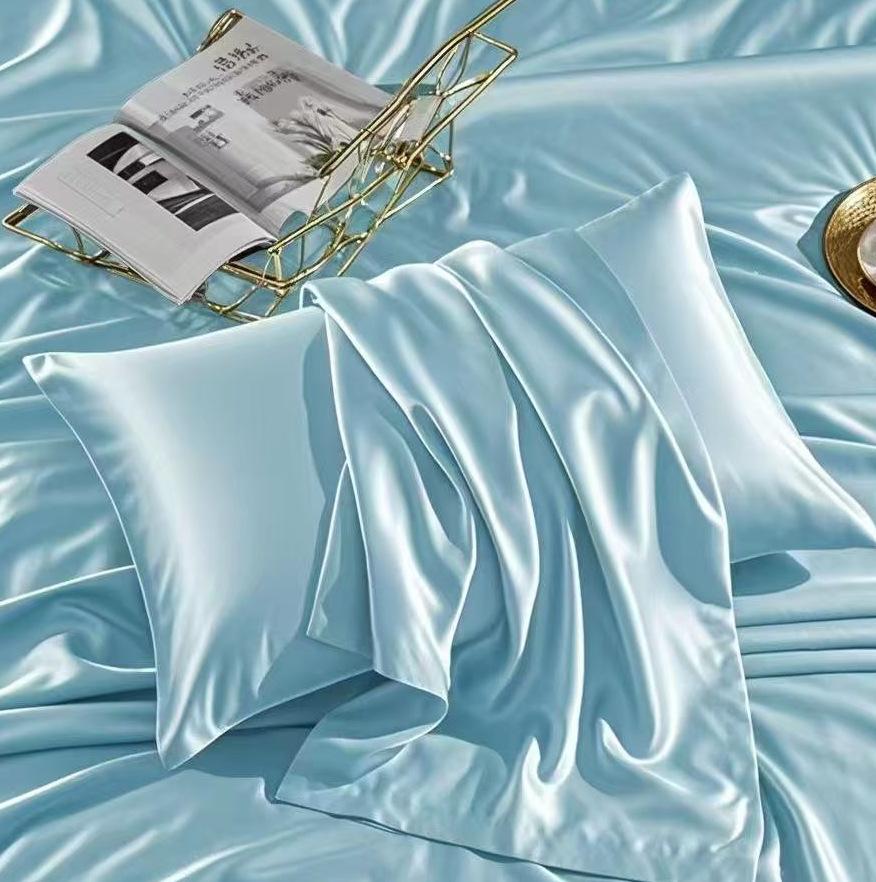 Miękkie Satynowe Poszewki na Poduszki Oddychające, Gładkie Poliestrowe Poszewki do Snu