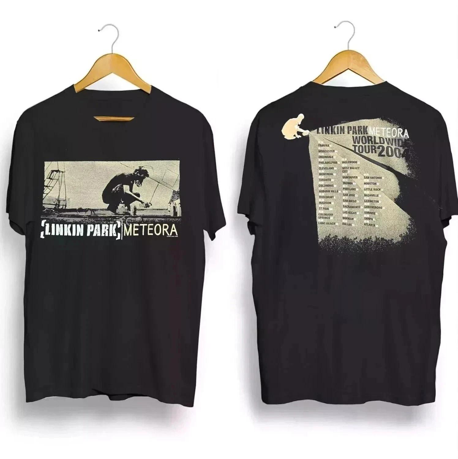 NEU! Linkin Park Meteora 2004 Welttournee T-Shirt 2-seitig Alle Größen S-4XL Fan-Geschenk M beige