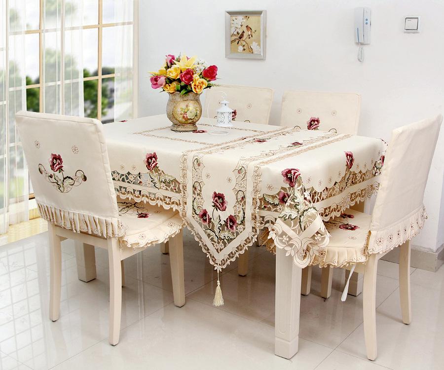 

Современная минималистичная круглая полиэстеровая скатерть - Высококачественный коврик для кофейного столика 175*310cm розовый