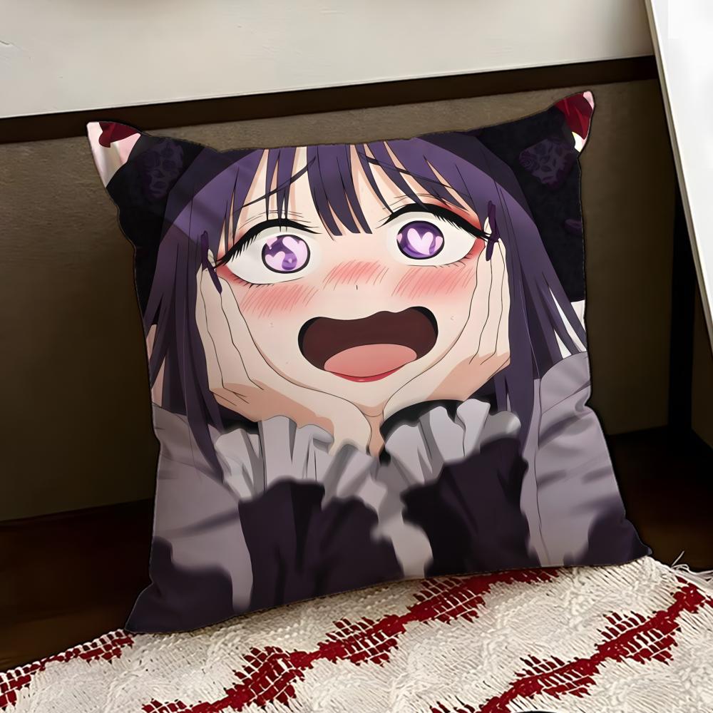 Anime DDressUp DDarling Cushion Cover Reversible Soft Durable Pillow Cover Home  Car MultiScene Use for Daily Comfort