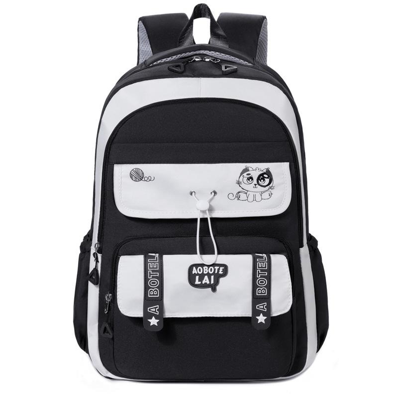 Schoolbag1011 New Simple and Cute 1-1 Grade Schoolbag Student Large-capacity Backpack Versatile and Lightweight Schoolbag