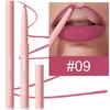 12 Colors Matte Lipliner Pencil Red Contour Tint Lipstick Waterproof Long Lasting Non-stick Cup Moisturising Lips Makeup