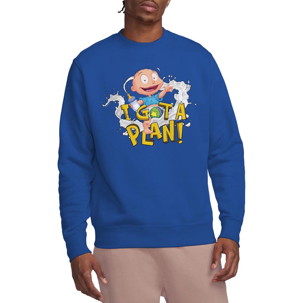 Rugrats Unisex Adult Tommy Pickles Has A Plan Sweatshirt