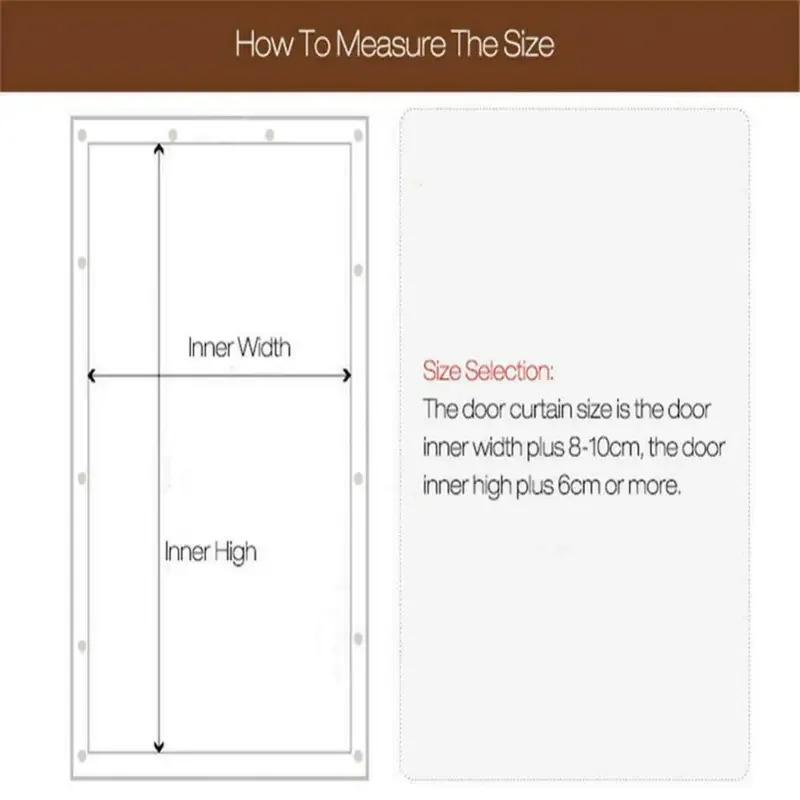 Summer Magnetic Door Curtains, Magnetic Screen Door Curtains, Mosquito-Proof Mesh Door Curtains, Velcro Mesh Door Curtains