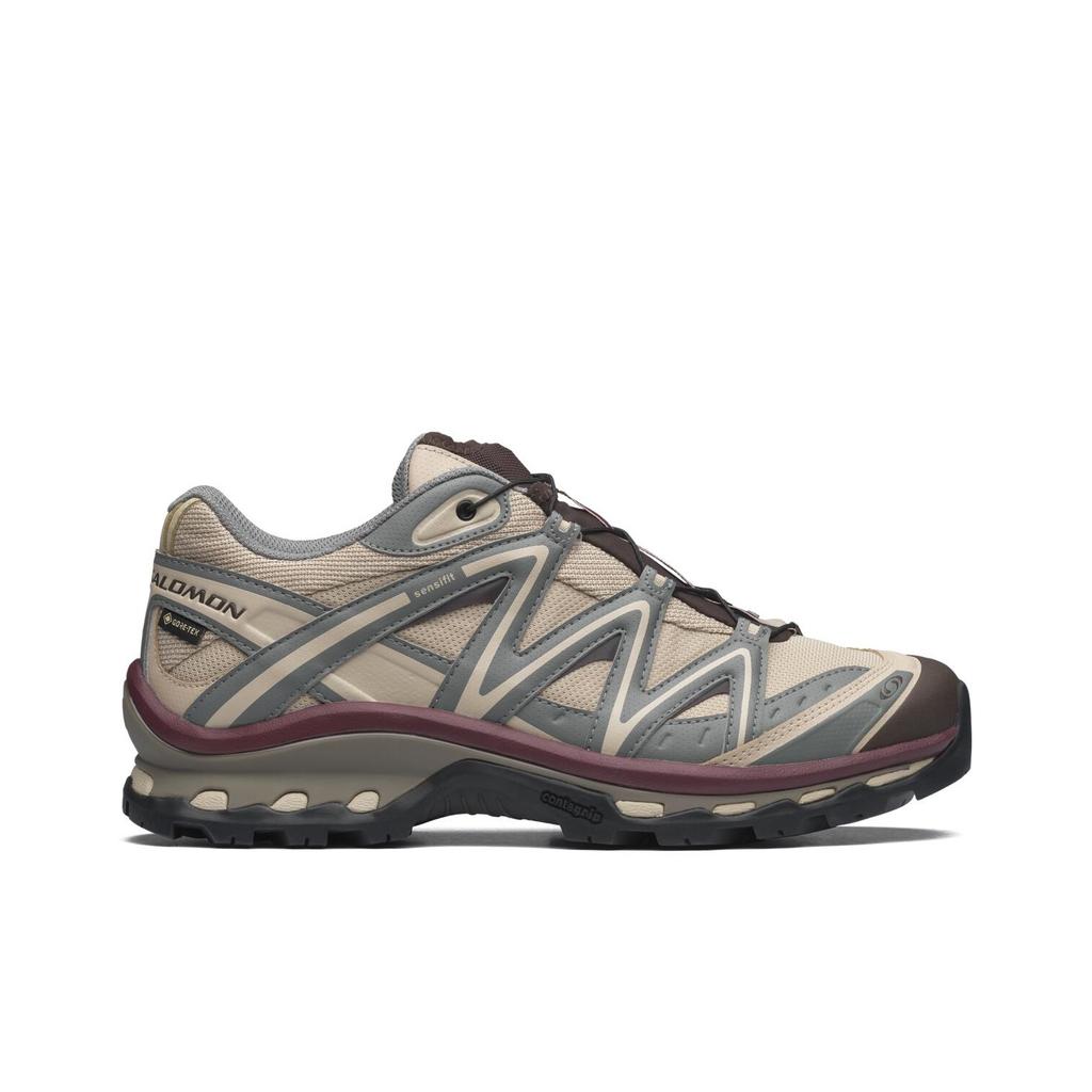 SALOMON Xt-Quest Gtx Classic Trendy Breathable Supportive Waterproof Low-Top Running Shoes Unisex Sneakers Brown Gray 491278