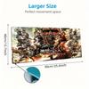 Anime Attack-on-Titan Color Mouse Pad Large Gaming Table Cushion Non-slip Laptop Tablet Big Mousepad XXL Mat Mini PC Playmat With Lock Edge