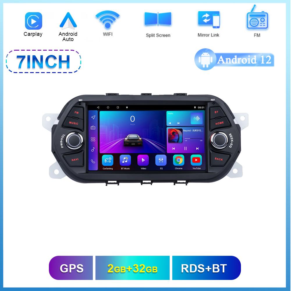 Reakosound Auto-Radio-Player Android WIFI Carplay + Android Auto GPS Navi Für Fiat Tipo Egea 2015-2017 Auto Stereo RDS KEINE DVD