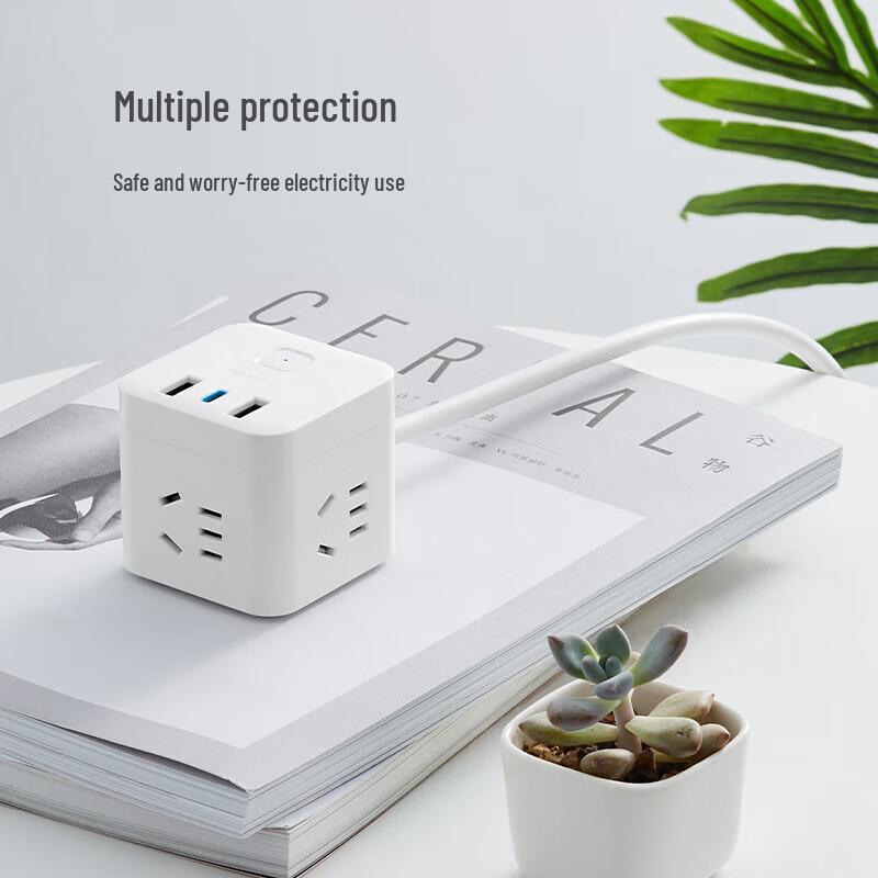 BULL 20W PD Fast Charging Cube Power Strip CN Plug (adapter Included)