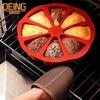 Stampo in Silicone per Torta Forma 8 Griglie Striangolo Cucina Piatto Pizza Pasticceria Antiaderente Pane Fai da Te Stampi per Torta