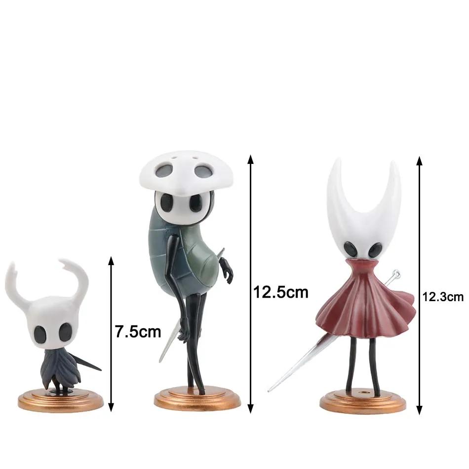 3pcs Hollow Knght Figure Anime Silksong Game The Knight Hornet/Seth Collectible PVC Model Doll Toys Christmas Halloween Gift