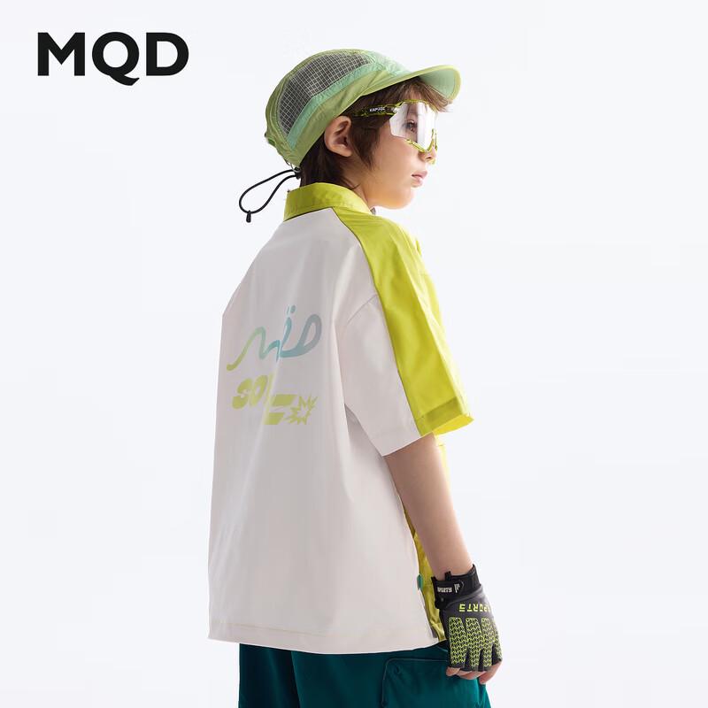 MQD Boys  Color-Block Short Sleeve Shirt 130