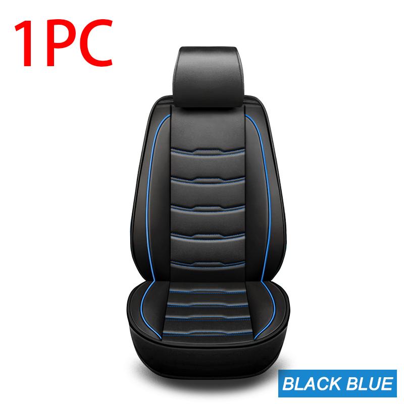 

Комплект чехлов для автомобильных сидений SEAMETAL, дышащая искусственная кожа, подушка для автомобильного сиденья, полный объемный чехол для защиты салона автомобиля 1pc blue front