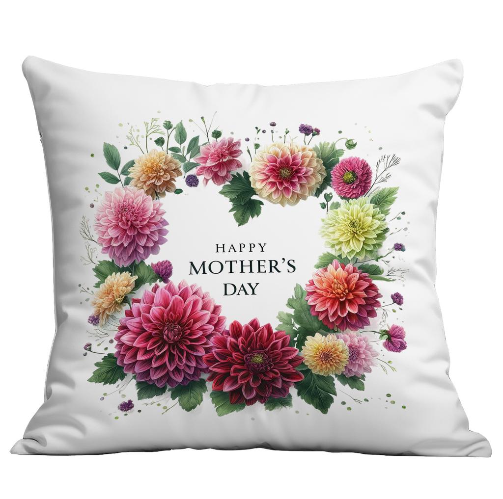 New Mother's Day Creative Wreath Letter Pillow Case Home Sofa Cushion Pillow Case
