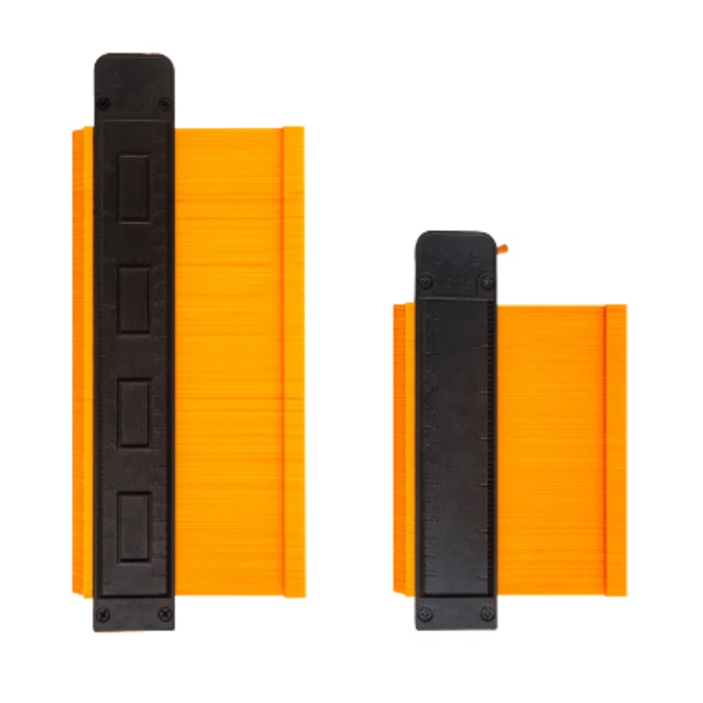 Tropchou Contour 15cm Gauge 25cm DIY Curve Hobby 2-Piece Set Gauge, + Gauge, Ruler, Tool, Repair,