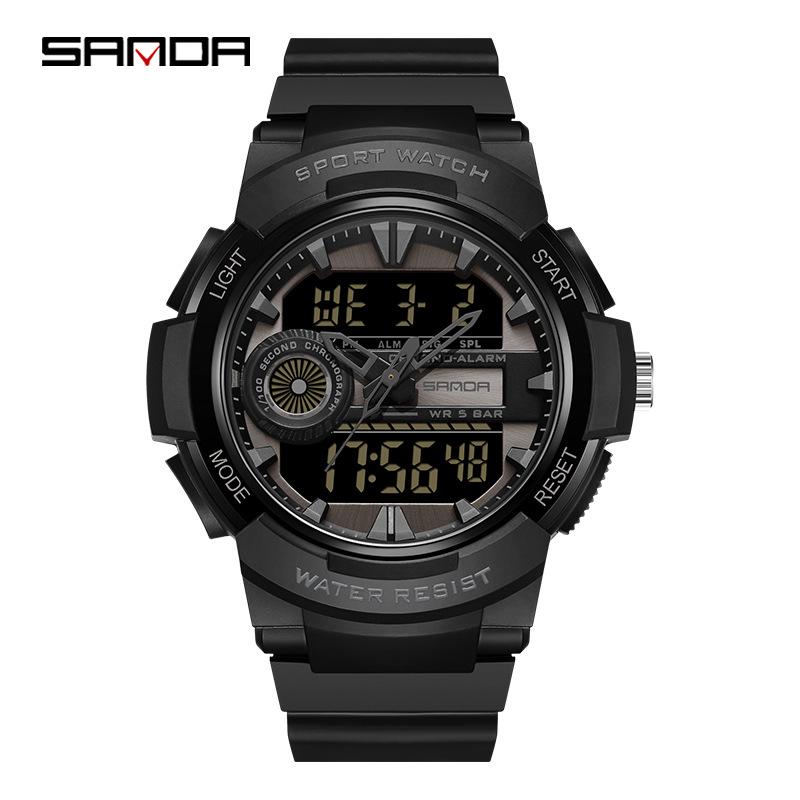 Sanda Multi-Functional Waterproof Luminous Sport Watches for Students