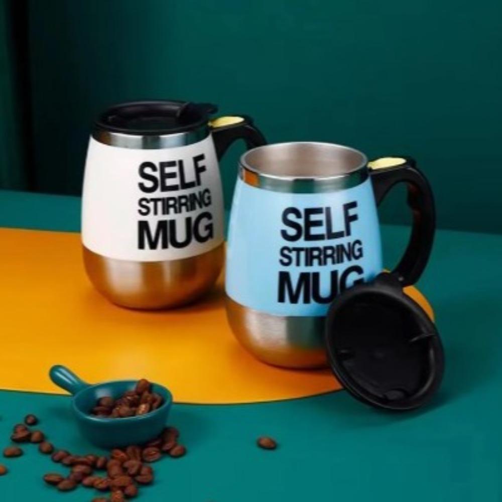 Automatic Self Stirring Mug Stainless Steel Coffee Blender Portable Lazy Mixer Coffee Milk